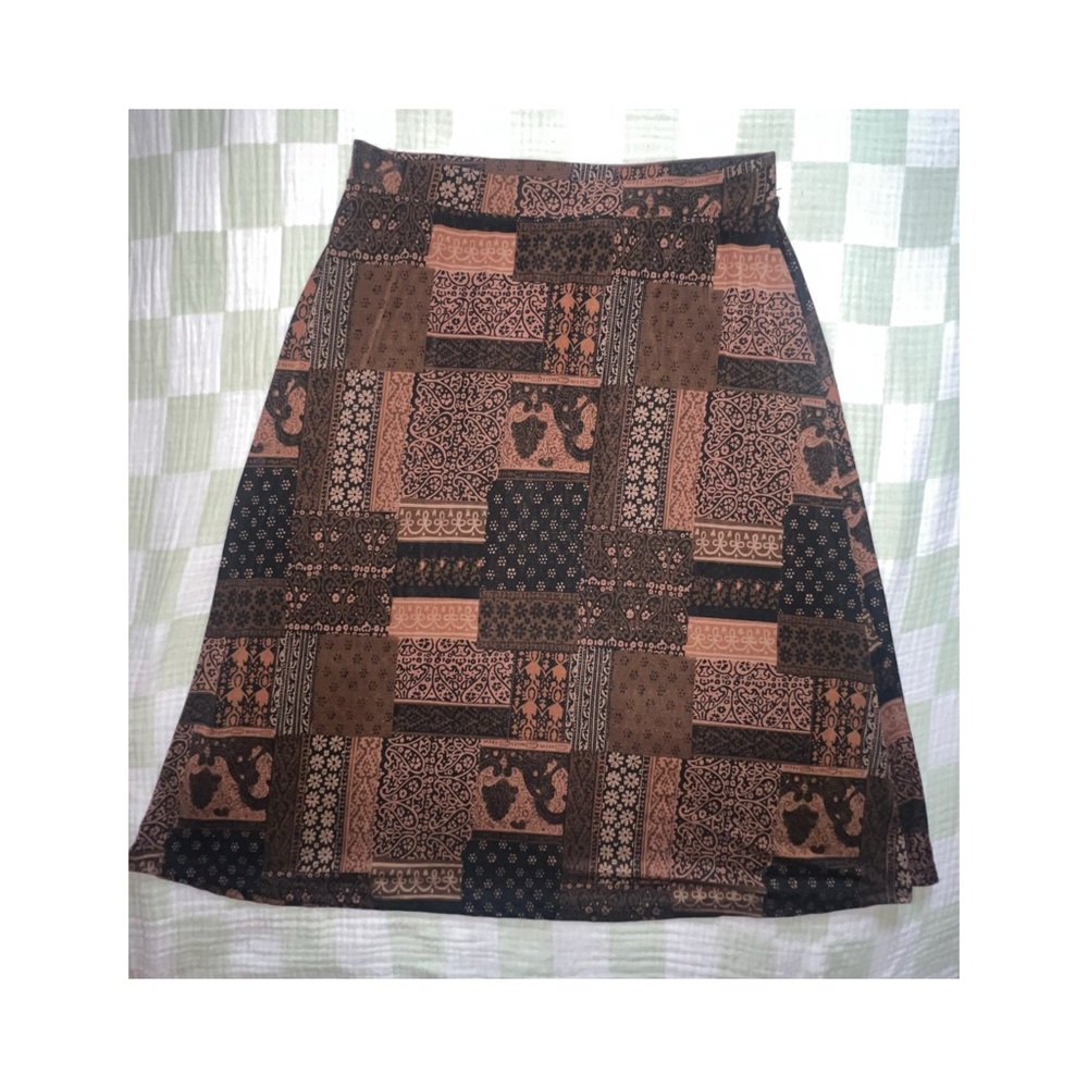 Patchwork Patterned Women's Skirt